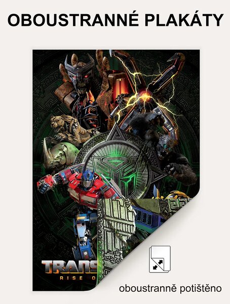Oboustranný plakát Transformers | 30 x 42 cm | DP351503