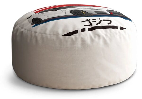 Sablio Taburet Circle Nissan GTR 35 Japonské slunce: 38x48 cm