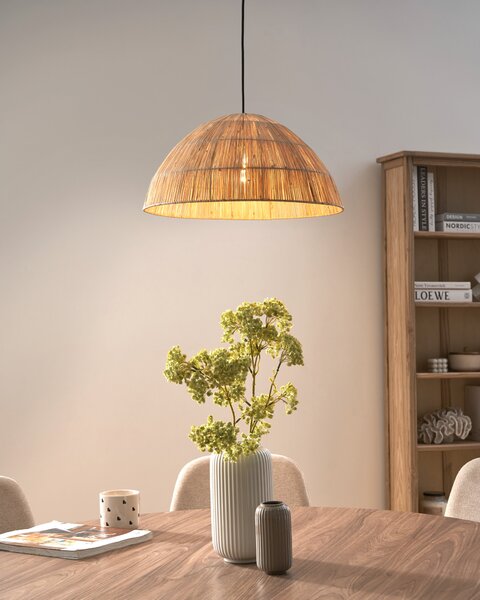 Závěsná lampa WERU Proutí Přírodní
