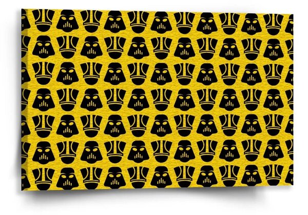 Sablio Obraz Star Wars Stormtroopeři Pattern na žluté - 60x40 cm