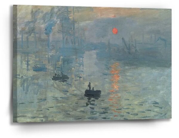 Sablio Obraz Imprese, východ slunce - Claude Monet - 90x60 cm