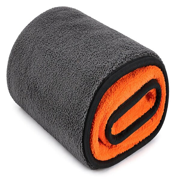 4sleep Ručník na sušení auta MAGIC MICROFIBER, mikrovlákno, šedooranžový, 40x40cm
