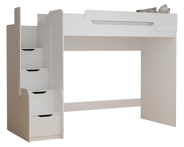 Multifunkční postel 90x200 RORA 5 - bílá