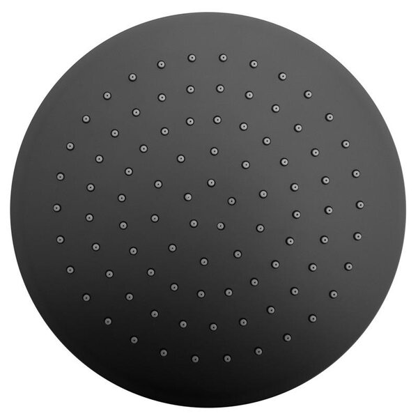 Erga Erga, SLIM sprchová hlavice o průměru 25cm, černá matná, ERG-YKA-BP.BRG25-BLK