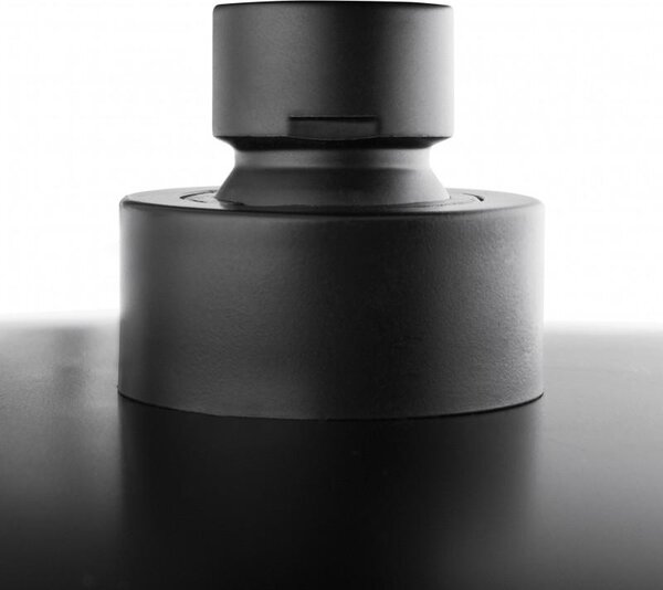 Erga Erga, SLIM sprchová hlavice o průměru 25cm, černá matná, ERG-YKA-BP.BRG25-BLK