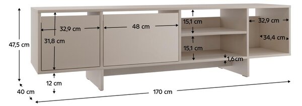 TV stolek/skříňka Salighieri STD01 (kašmír)