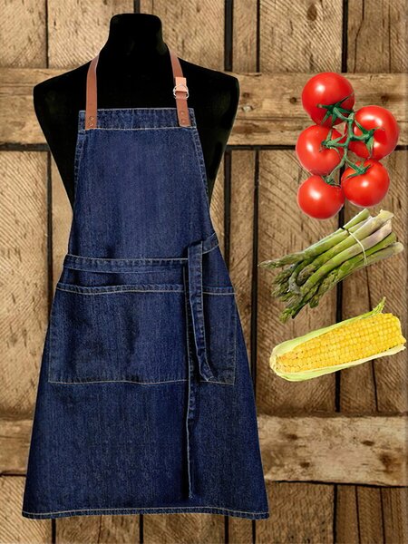 Forbyt kuchyňská zástěra JEANS, riflová modrá, 70x80cm