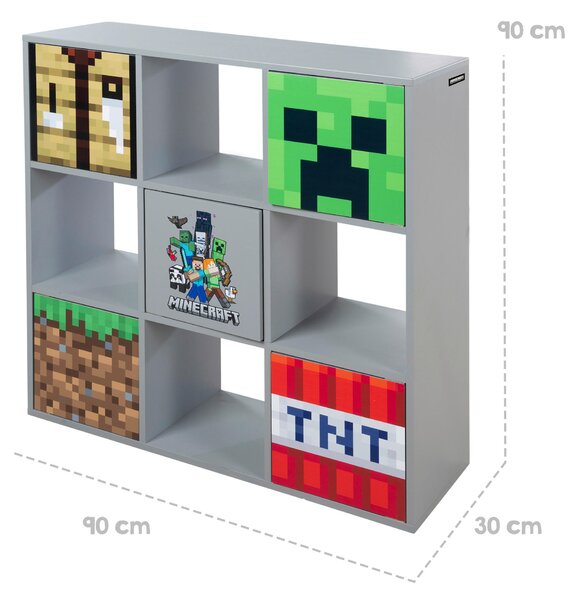 REGÁL Minecraft - Dětské pokoje sestavy