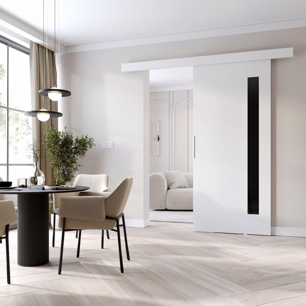 Interiérové dveře na stěnu BARRET 7 - 86 cm, bílé