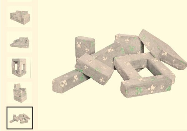 POHOVKA PRO DĚTI A MLÁDEŽ Minecraft - Dětské pohovky & křesla, Online Only