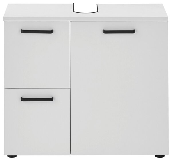 SKŘÍŇKA POD UMYVADLO, bílá, bílá, 70/60/35 cm MID.YOU - Koupelnové série, Online Only