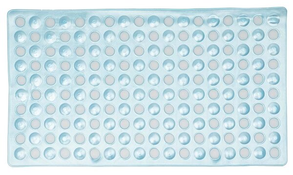 Bezpečnostní protiskluzová koupelnová podložka MEDUSA II PVC, tyrkysová, 39x69cm