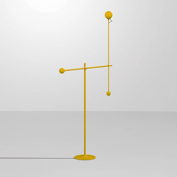 Artemide Ixa LED stojací lampa nastavitelná žlutá