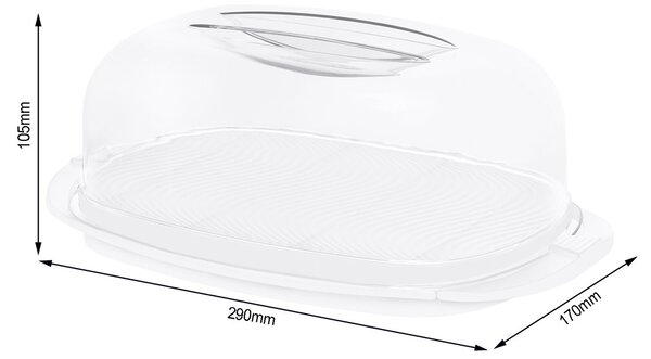 Rotho Dóza, box na sýry se vzduchotěsným krytem a krájecí deskou FRESH