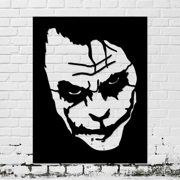 DUBLEZ | Dřevěný obraz na zeď - Joker | Obraz