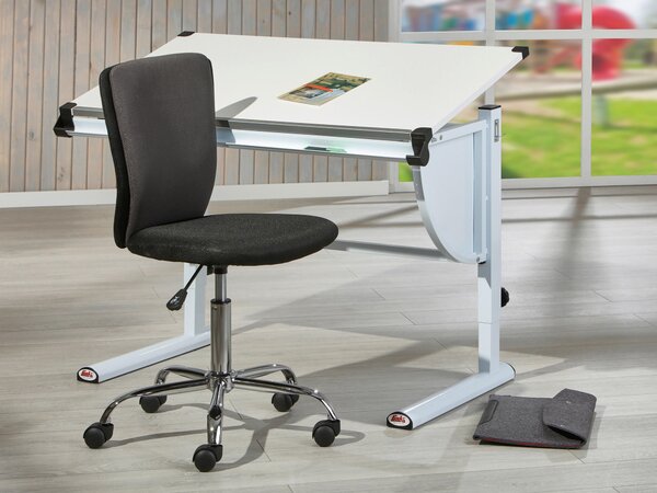 PSACÍ STŮL PRO MLÁDEŽ, bílá, 110/60/63-93 cm MID.YOU - Online Only psací stoly & židle, Online Only