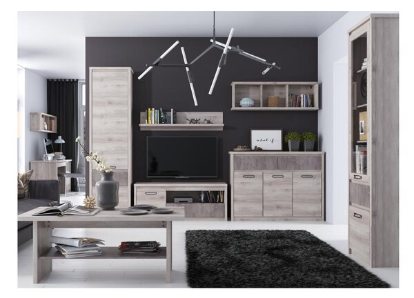 Konferenční stolek Jess new (kaštan nairobi + onyx)