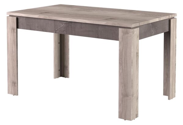 Jídelní stůl Jess new (kaštan nairobi + onyx) (pro 4 až 6 osob)