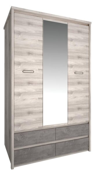 Skříň Jess new (kaštan nairobi + onyx)