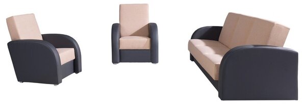 Sedací souprava Perfekt II 3+1+1, Potah: ekokůze Soft 020 + Lux 24 5902928045482