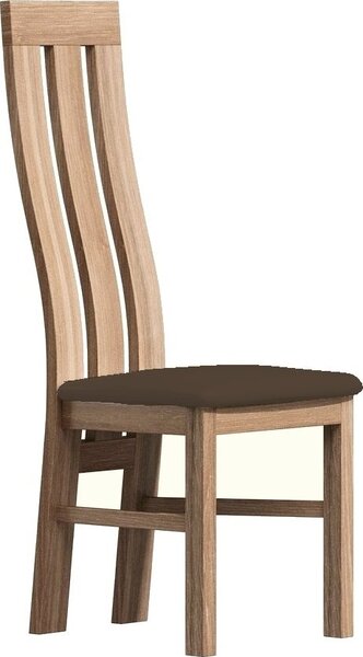 Casarredo Dřevěná jídelní židle PARIS dub sanremo/Victoria 36