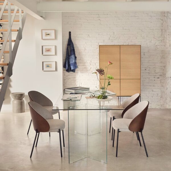 Dubová komoda Kave Home Vedrana 97,5 x 40 cm