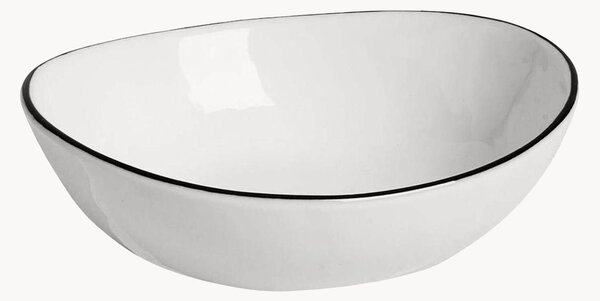 Sada ručně vyrobených porcelánových misek na svačinu Salt, 2 díly