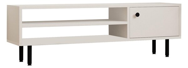 TV stolek/skříňka Lasupa (bílá). Akce -27%