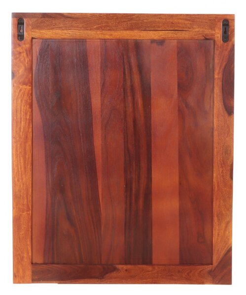 Skříňka do koupelny se zrcadlem Nela 65x80x15 z indického masivu palisandr
