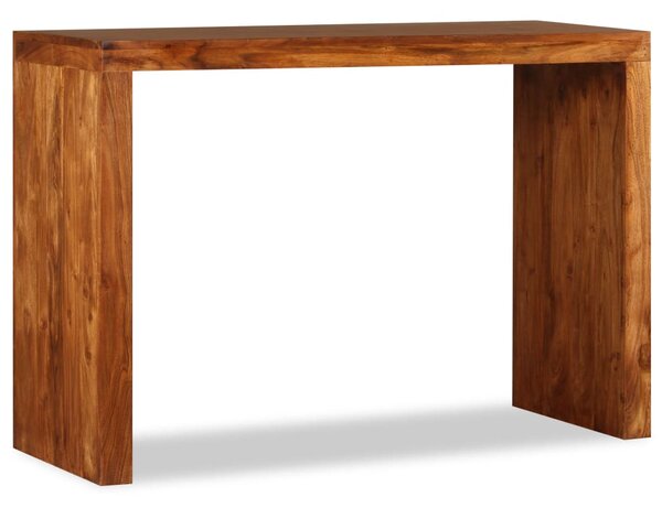 Konzolový stolek masivní dřevo s medovým povrchem 110x40x76 cm