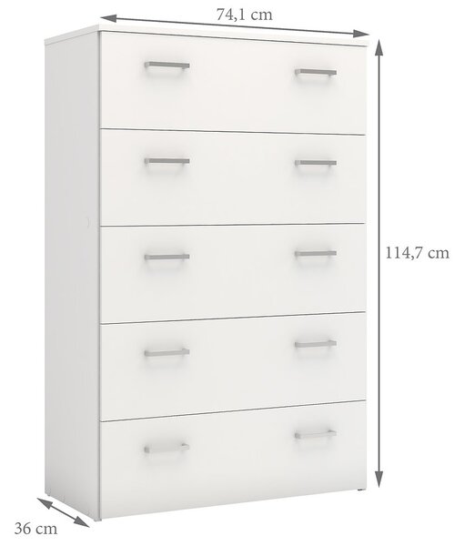 Komoda Space 70422 bílá - TVI