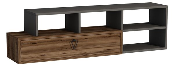 TV stolek/skříňka Nululo (ořech světlý + antracit)