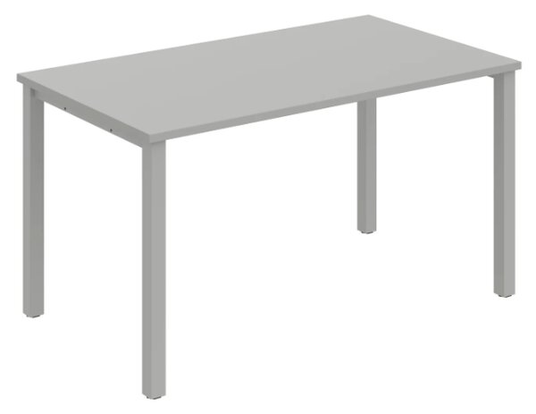 Jednací stůl UJ 1400 – rovný, 140 cm, Šedá Šedá