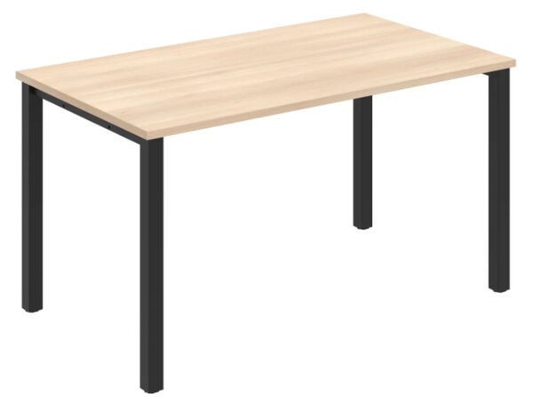 Jednací stůl UJ 1400 – rovný, 140 cm, Akát Černá