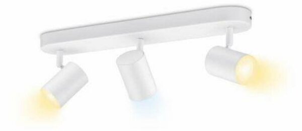 Philips Stropní bodové svítidlo WiZ IMAGEO LED GU10 3x4,9W 3x345lm 2700-6500K IP20 CRI90 bílé, stmívatelné