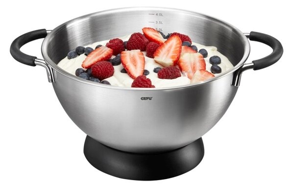 Míchací a šlehací mísa se stojanovým kruhem MESCO, 24 cm - GEFU