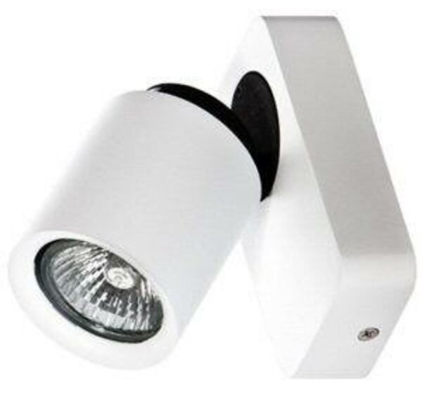 Stropní a nástěnné bodové svítidlo AZzardo Tomi 1 white/grey AZ0662 GU10 1x50W IP20 12cm bílo-šedé