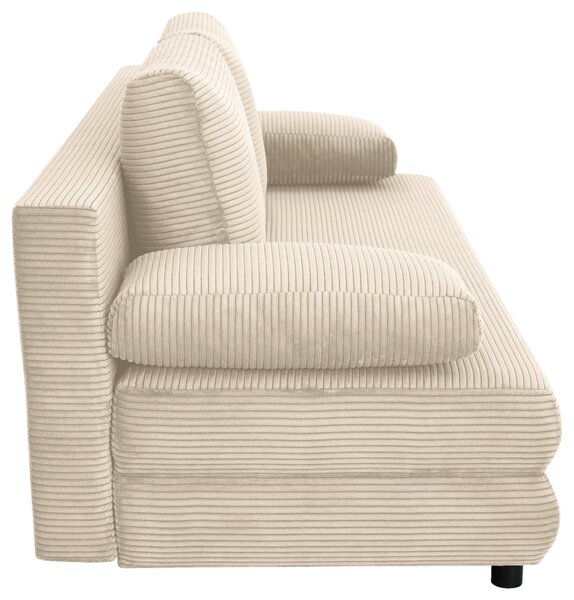 ROZKLÁDACÍ POHOVKA, textil, krémová home24 - Rozkládací pohovky