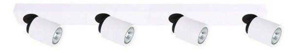 Stropní a nástěnné bodové svítidlo AZzardo Tomi 4 PR white/grey AZ0665 GU10 4x50W IP20 70cm bílo-šedé