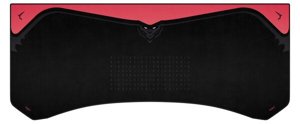 Velká herní podložka na stůl, černo-červená, 120x52 cm: Diablo X-Forge Black Bloody Mary