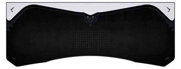 Velká herní podložka na stůl, černo-šedá, 160x60 cm: Diablo X-Forge Black Nightwolf Moon
