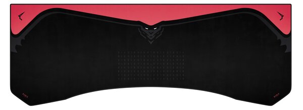 Velká herní podložka na stůl, černo-červená, 140x52 cm: Diablo X-Forge Black Bloody Mary