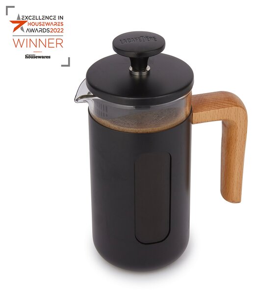 KitchenCraft French Press La Cafetiere PISA na 3 šálky, černý LCPISA3CPBLKW