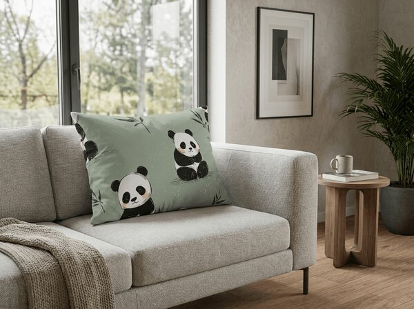 Povlak na polštář z mikrovlákna PANDA RELAX 50x70 cm, mentolový
