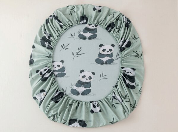 Prostěradlo z mikrovlákna PANDA RELAX mentolové 90x200 cm