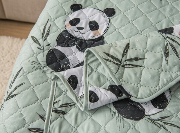 Přehoz na postel PANDA RELAX zelený Rozměr: 220 x 240 cm