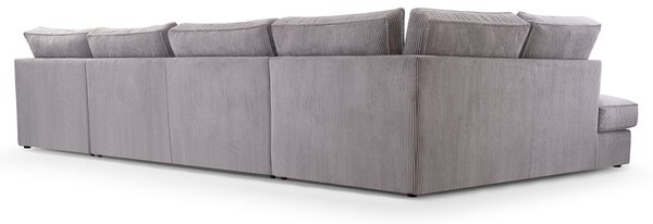 Rohová sedací souprava U Cabrio (šedá) (P). Akce -20%
