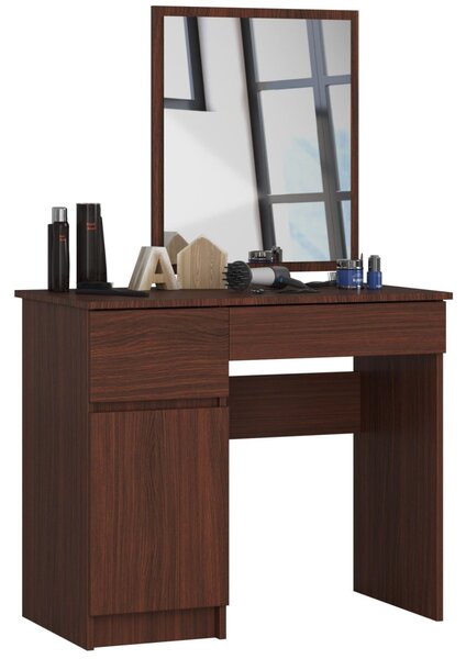 Ak furniture Kosmetický stolek se zrcadlem P-2/SL wenge levý
