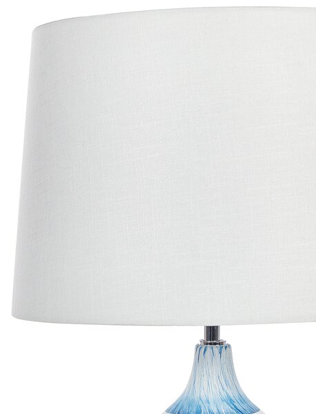 Stolní lampa GEORGINA Keramika Modrá