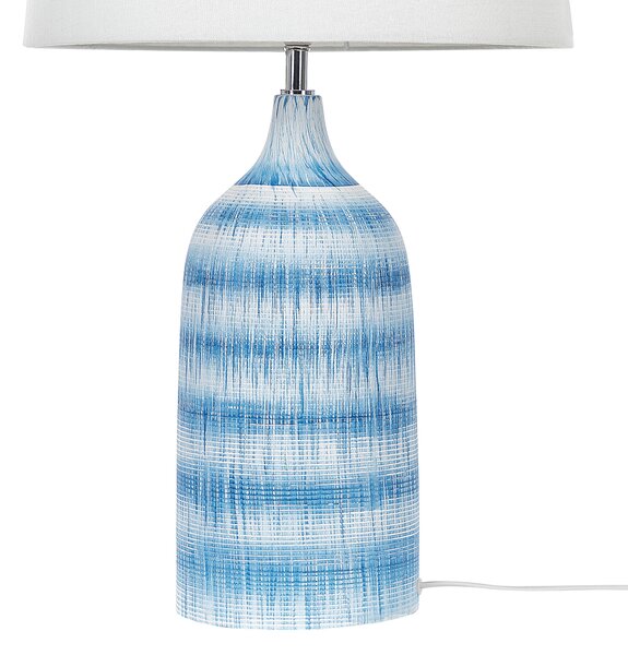 Stolní lampa GEORGINA Keramika Modrá